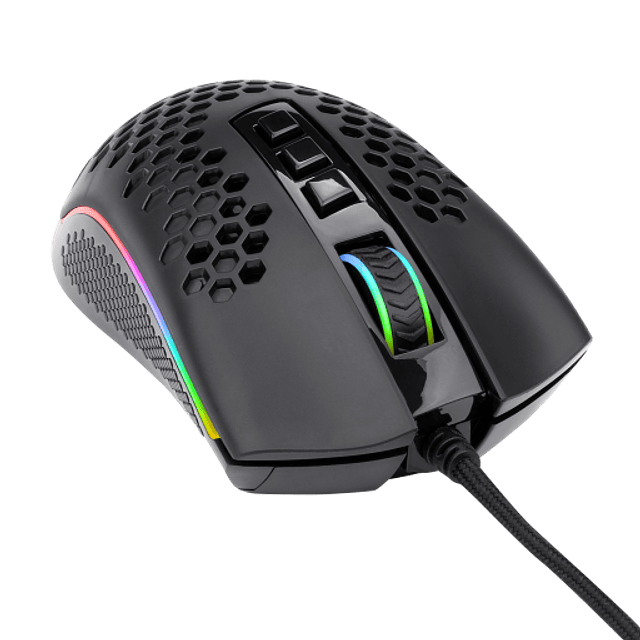 Mouse Gamer Redragon Storm RGB M988, 16000DPI, 8 Botones, Negro