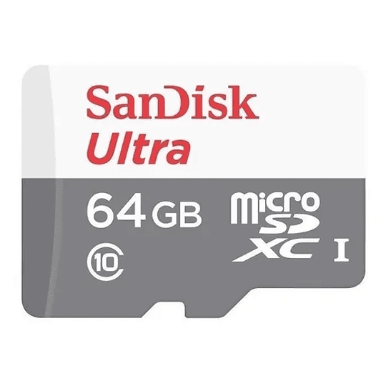 MEMORIA MICRO-SD SANDISK 64GB CLAS.10 - ULTRA