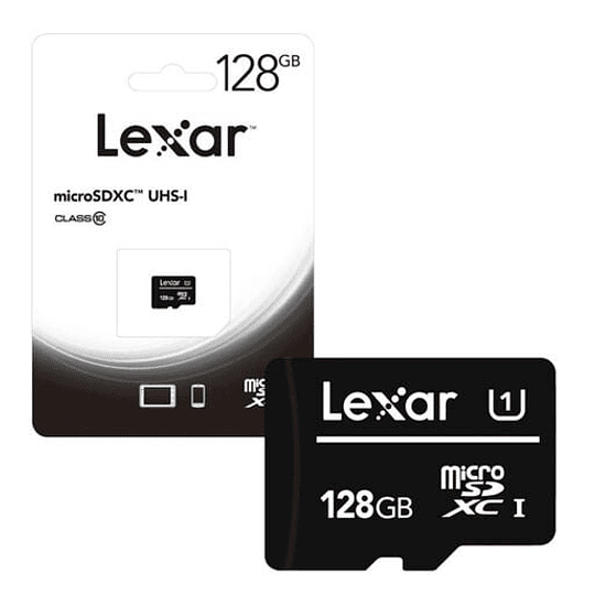 Tarjeta de Memoria Lexar MicroSD Clase 10 128 GB 80 MB/s