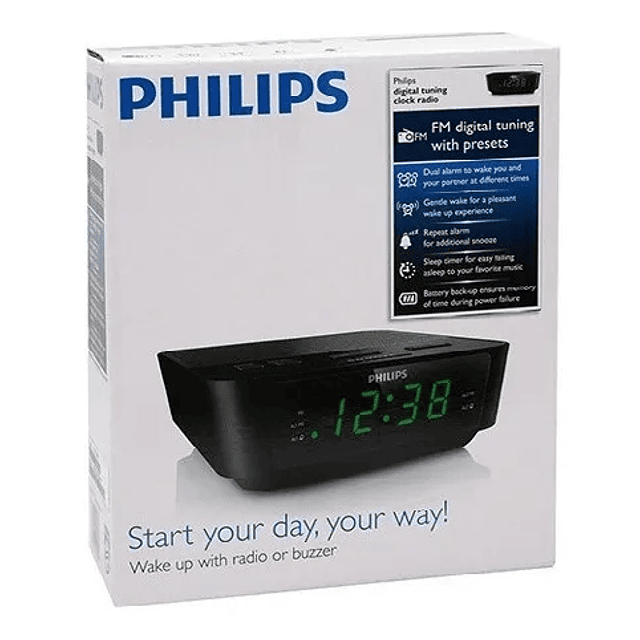 Radio Reloj Philips Aj3116