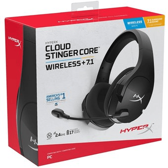 Audífonos Gamer Hyperx Cloud Stinger Core 7.1 Pc
