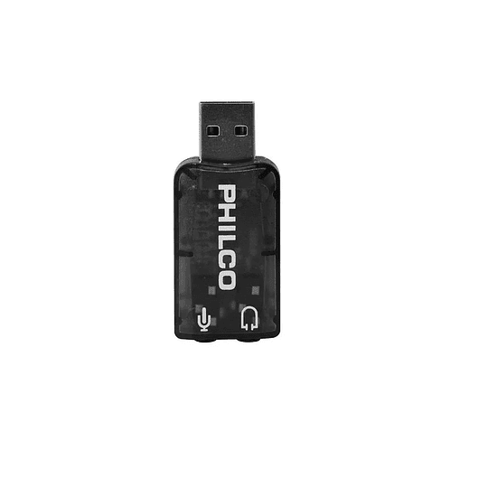 ADAPTADOR DE AUDIO/MIC USB JACK 3.5ST PHILCO 
