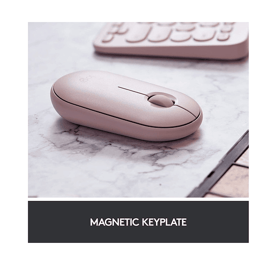 Mouse Inalambrico Logitech pebble M350 Pink