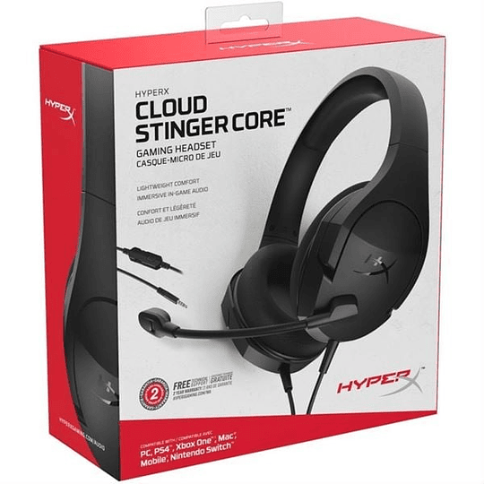 AUDIFONO HYPERX CLOUD STINGER FOR PC HX-HSCSC2-BK/WW