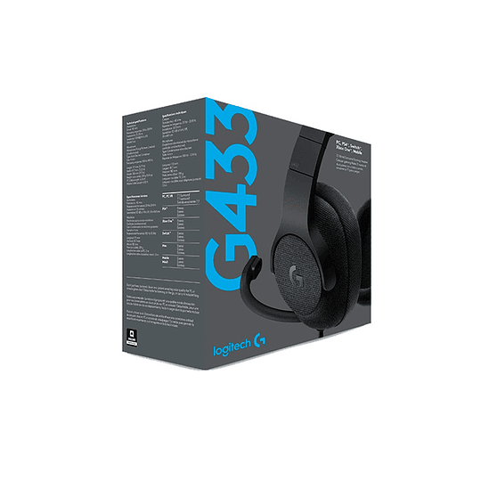 Audifono Gamer Logitech G433 7.1 Ps4 Pc Xbox Negro