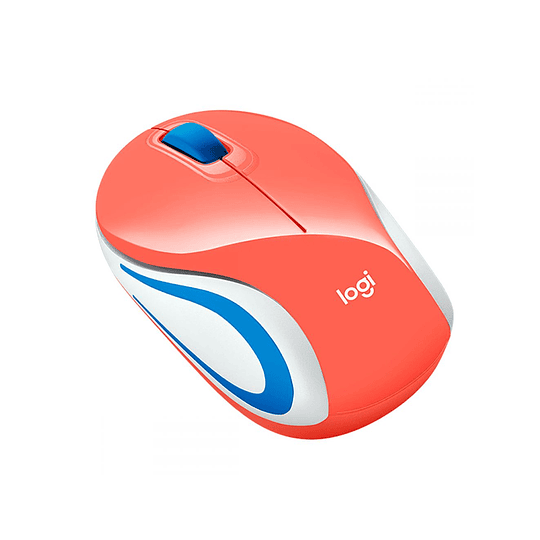 WIRELESS MINI MOUSE M187 LOGITECH CORAL