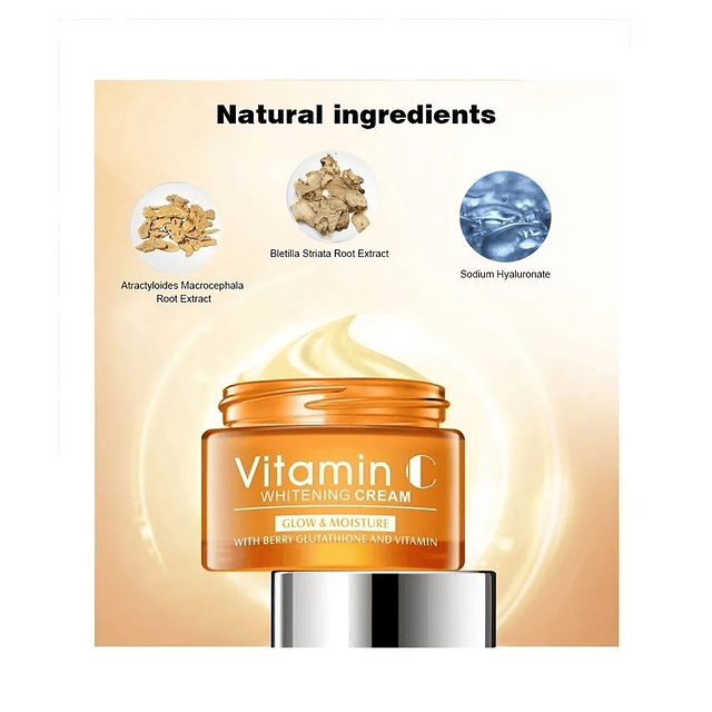 Crema Facial Vitamina C + Acido Hyaluronico Disaar 50ml