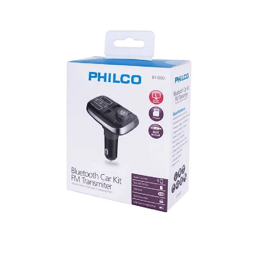 Transmisor Fm Philco 3.4 A Bt-600 Bluetooth