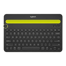 Teclado Bluetooth Logitech K480 Qwerty Inglés Us Color Negro