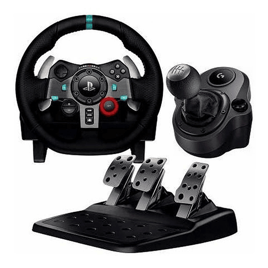 Volante Logitech G29 Pedalera + Palanca De 6 Cambios