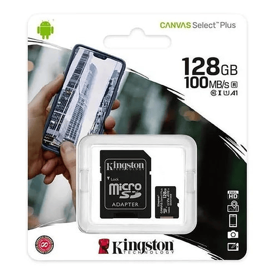 SDCS2/128GB MEMORIA MICROSD C/ADAPT SELECT PLUS 128GB (740617-298703) KINGSTON