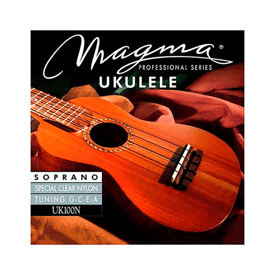 Set De Cuerdas Para Ukelele Magma Uk100N Afinación G-C-E-A