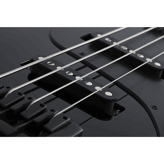 Bajo Eléctrico Schecter J-4, Negro Brillante