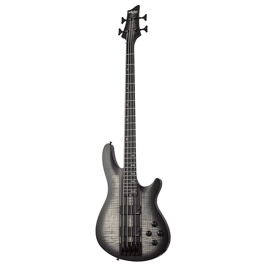 Bajo Eléctrico Schecter de 4 cuerdas C-4 GT, Satin Charcoal Burst