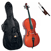 Cello Cervini Novice HC-100 1/4, Incluye Arco y Estuche