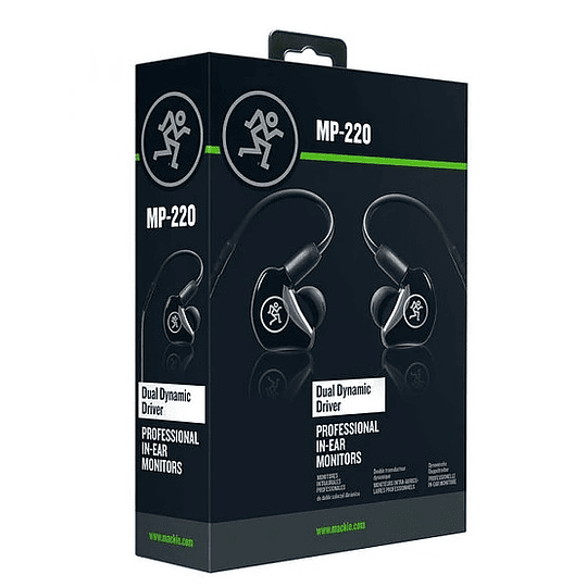 Audífonos De Monitoreo In-Ear  Mackie MP-220, Dual Driver