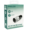 FLP2552S CARGADOR 12/24V USB/C 20W DOBLE PLATA PHILCO