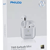 AUDIFONO TRUE WIRELESS TWD3B TOUCH BLANCO PHILCO