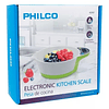 BALANZA DIGITAL TIPO BOWL GREEN VERDE 1GRAMO - 5KILO PHILCO