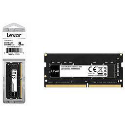 MEMORIA NTBK SODIM DDR4 8GB (843367-122950) LEXAR