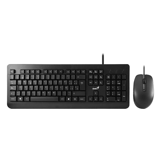 Teclado Y Mouse Combo Genius Km-160 Con Cable Usb