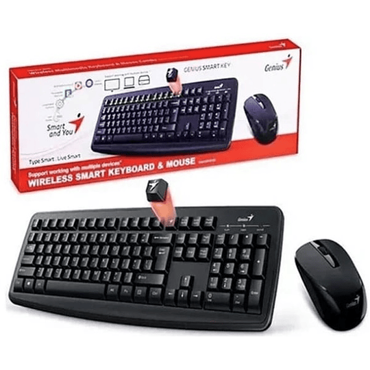 KIT INALÁMBRICO SMART KM-8100, GENIUS KEY