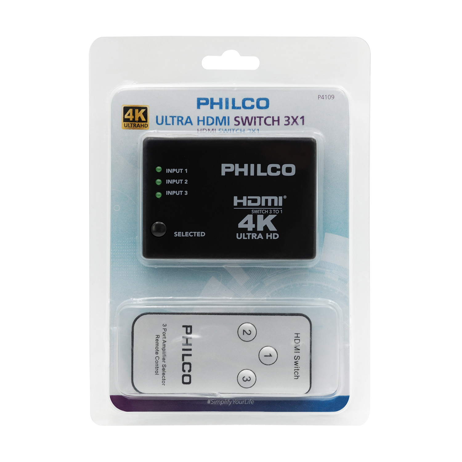 Ultra HDMI Switch 3x1 Philco