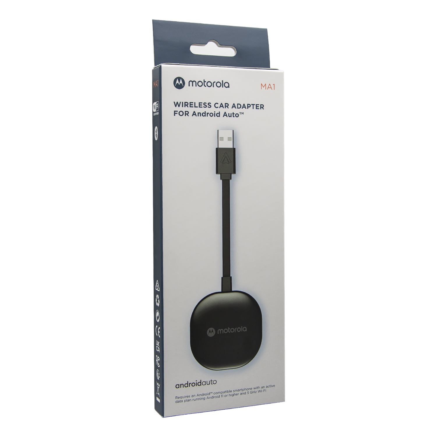 Motorola MA1 Dispositivo inalambrico Android Auto Negro Nuevo - Negro