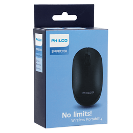 MOUSE INALAMBRICO SPK7315 NEGRO PRO PHILCO