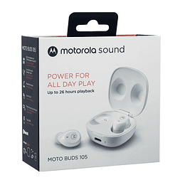 AUDÍFONO MOTOROLA MOTO BUDS 105 TRUE