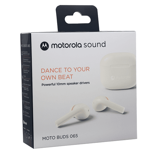 AUDÍFONO BUDS 065 WHITE MOTOROLA