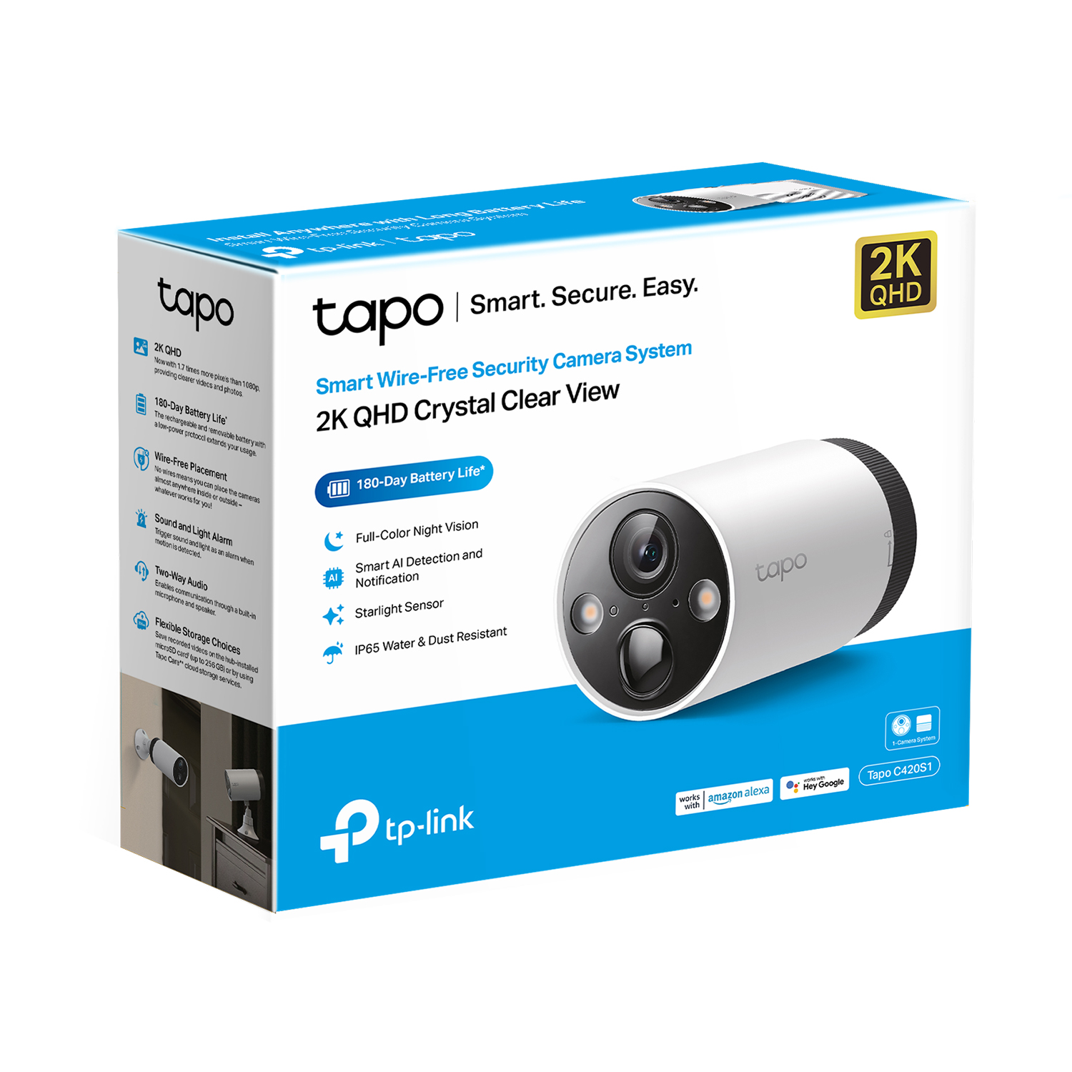 KIT CAMARA C420S1 1 CAMARA WI-FI TAPO TP-LINK