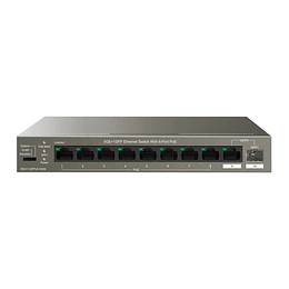 SWITCH TEG1110PF-8-102W 8 PUERTOS 1SFP GIGA POE TENDA