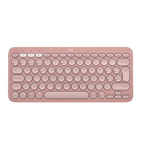 920-011785 TECLADO PEBBLE KEYS 2 K380 ROSE SPANISH LOGITECH