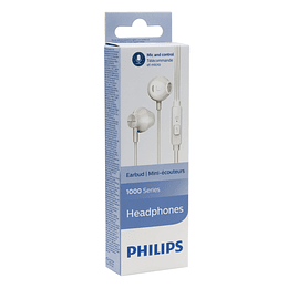 AUDIFONO ON EAR MANOS LIBRES TAUE101WT/00 BLANCO PHILIPS