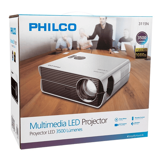 Proyector 3500 Lumenes Philco