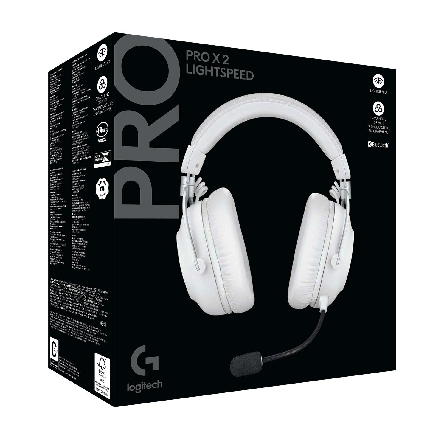 HEADSET PRO X LIGHTSPEED 2 WHITE