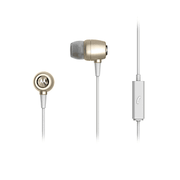 SH009 GD AUDIFONO MOTOROLA EARBUDS M. LIBRES METAL DORADO