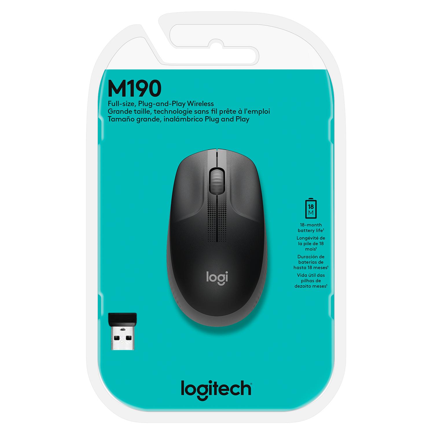 910-005902 MOUSE WIRELESS MOUSE M190 GRIS