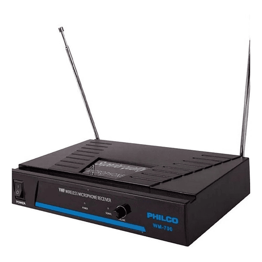 MICRÓFONO INALAMBRICO VHF KARAOKE WM700 PHILCO