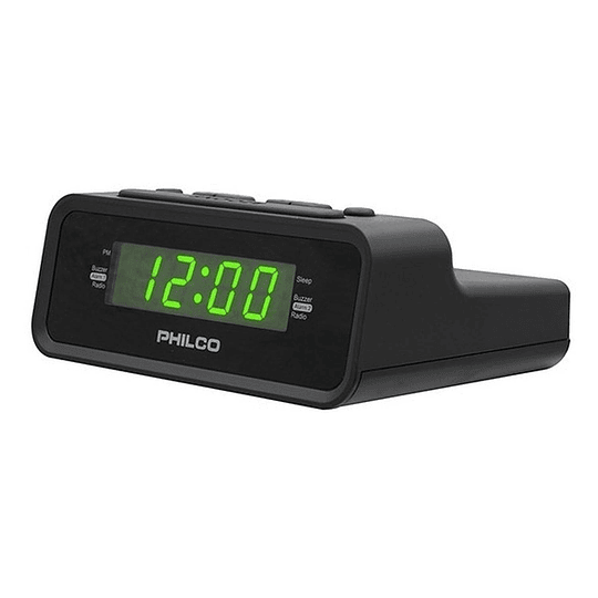 Radio Reloj 1006gr Philco Negro