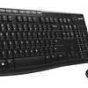 Kit - pack Teclado y Mouse Inalambrico Logitech MK270 Negro
