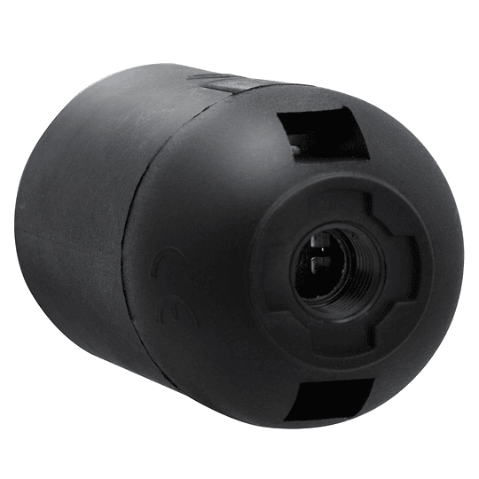 Porta Lamparas E27 Simple 250v 10a Negro Philco