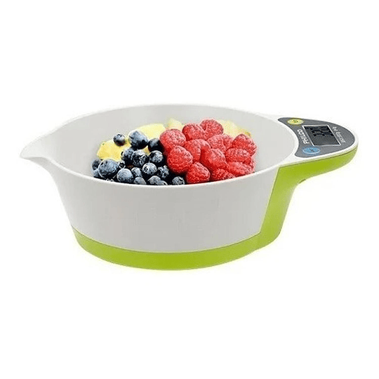 BALANZA DIGITAL TIPO BOWL GREEN VERDE 1GRAMO - 5KILO PHILCO