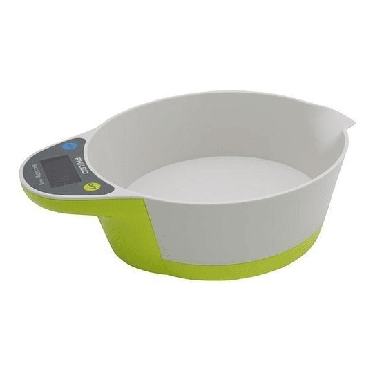 BALANZA DIGITAL TIPO BOWL GREEN VERDE 1GRAMO - 5KILO PHILCO