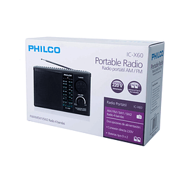 Radio Am Fm Sw1 Philco 4 Bandas Icx60