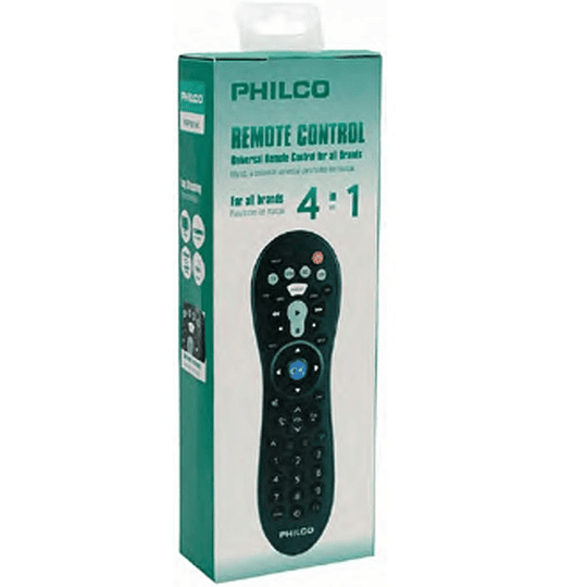 CONTROL REMOTO UNIVERSAL 4 FUNCIONES SRP3014 PHICO