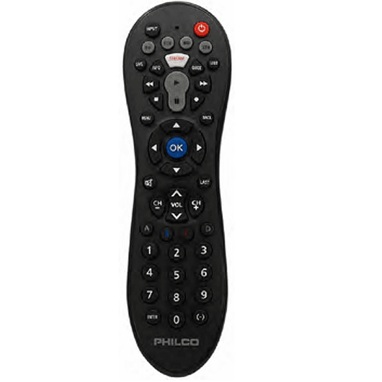 CONTROL REMOTO UNIVERSAL 4 FUNCIONES SRP3014 PHICO