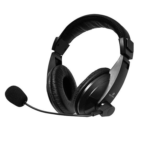 AUDIFONO GAMER 1 PLUG STEREO CON MICROFONO ALAMBRICO ULTRA