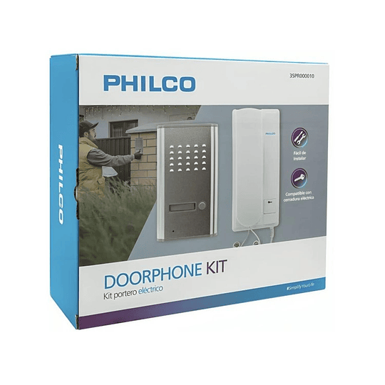 Set Portero Eléctrico Philco Con 1 Citófono